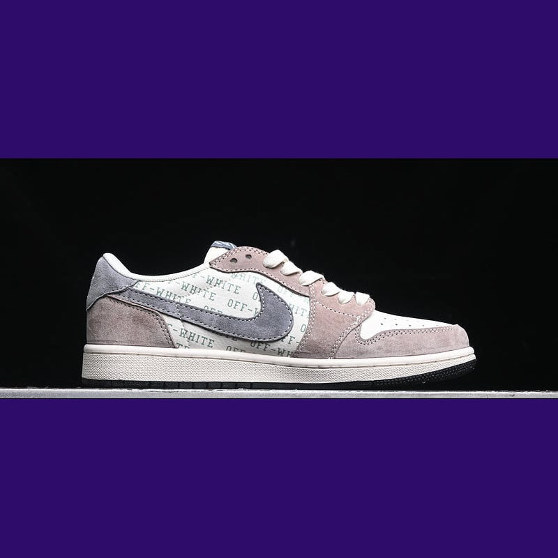 Jordan 1 Low Design-Inspired - "Travis Scott Off-White Tan Suede" - TS-OWTAN - Sole Revival and Redemption LLC
