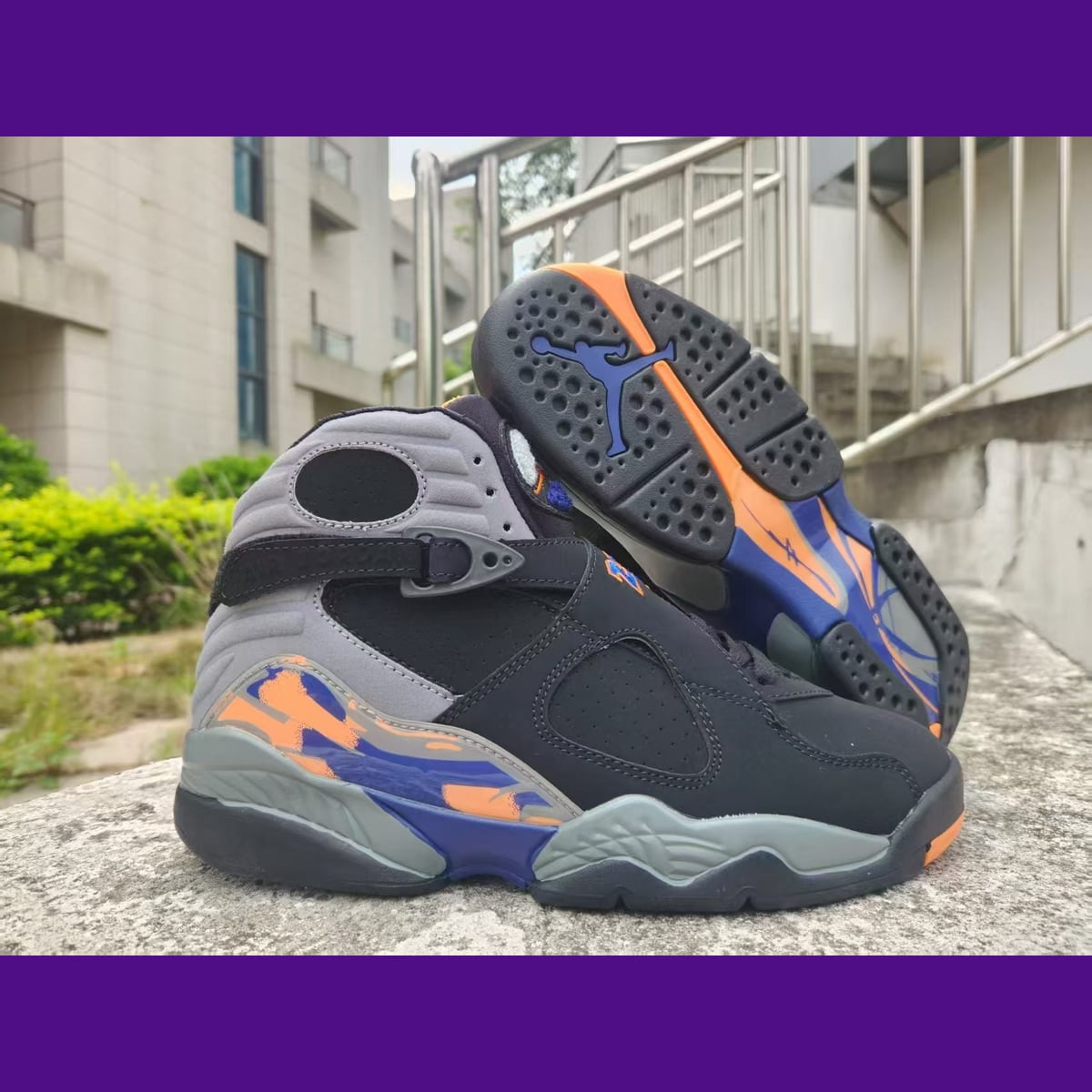 Jordan 8 Design-Inspired - "Phoenix Suns" - AJ8-PHOENIX-816 - Sole Revival and Redemption LLC