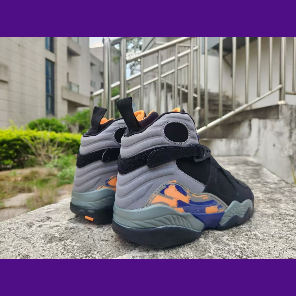 Jordan 8 Design-Inspired - "Phoenix Suns" - AJ8-PHOENIX-816 - Sole Revival and Redemption LLC