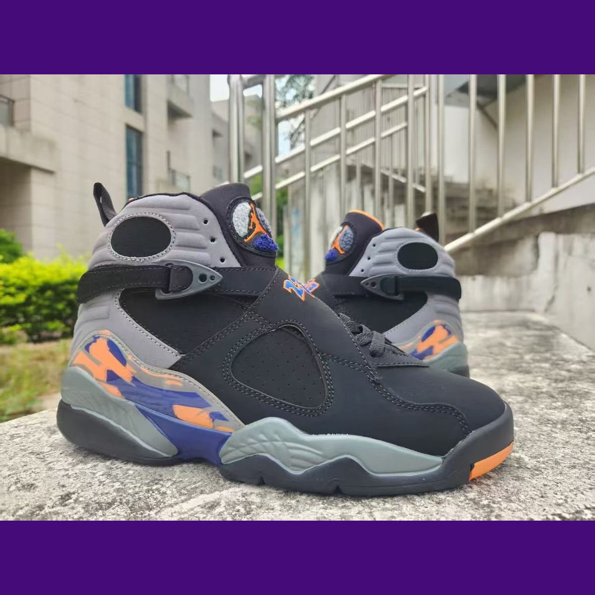 Jordan 8 Design-Inspired - "Phoenix Suns" - AJ8-PHOENIX-816 - Sole Revival and Redemption LLC