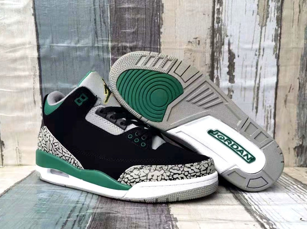 339 — Jordan 3 “Pine Green” — Design‑Inspired Tribute