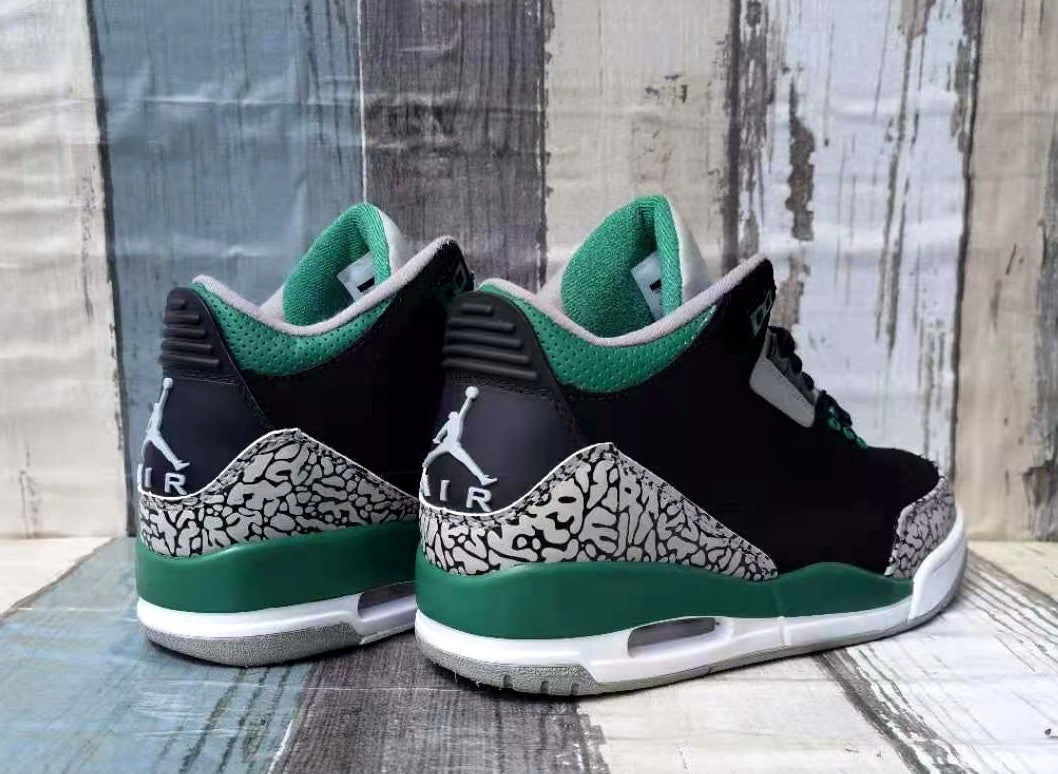339 — Jordan 3 “Pine Green” — Design‑Inspired Tribute