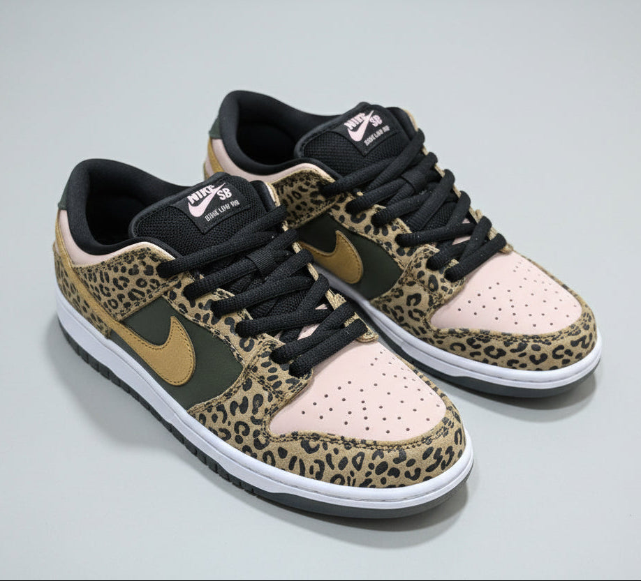 SB Dunk Low – Design‑Inspired "Pink Cheetah" Custom Fantasy Build SBDNK‑095