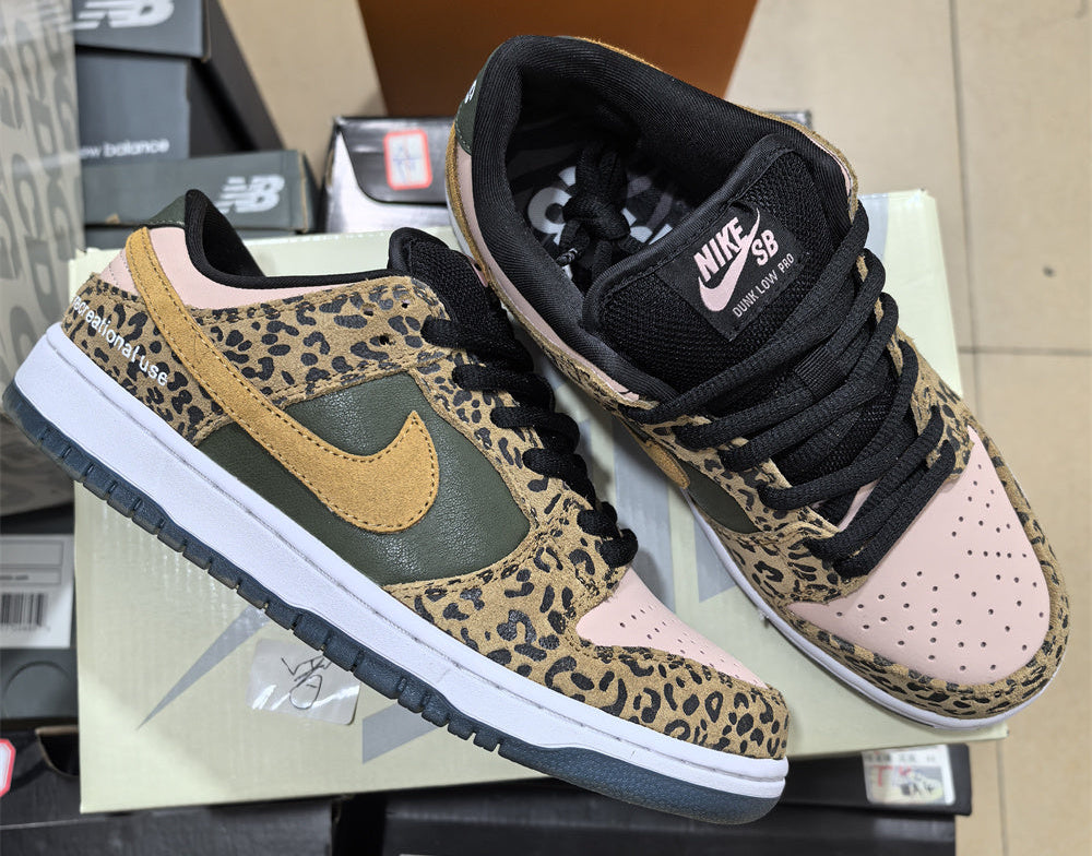 SB Dunk Low – Design‑Inspired "Pink Cheetah" Custom Fantasy Build SBDNK‑095