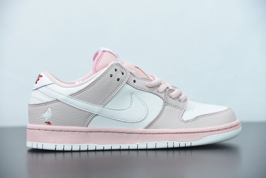 SB Dunk Low – Design-Inspired "Pink Pigeon" Custom Tribute Build SBDNK-083