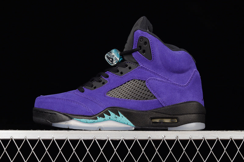 521 — Jordan 5 “Alternate Grape” (Purple Suede) — Design‑Inspired Sneaker
