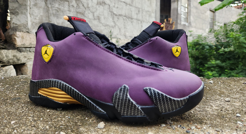 Jordan 14 Design-Inspired - Nigel Sylvester F&F "Purple 14s" Custom "Interpretation" - Fantasy Build - AJ14-NigelFF-1411