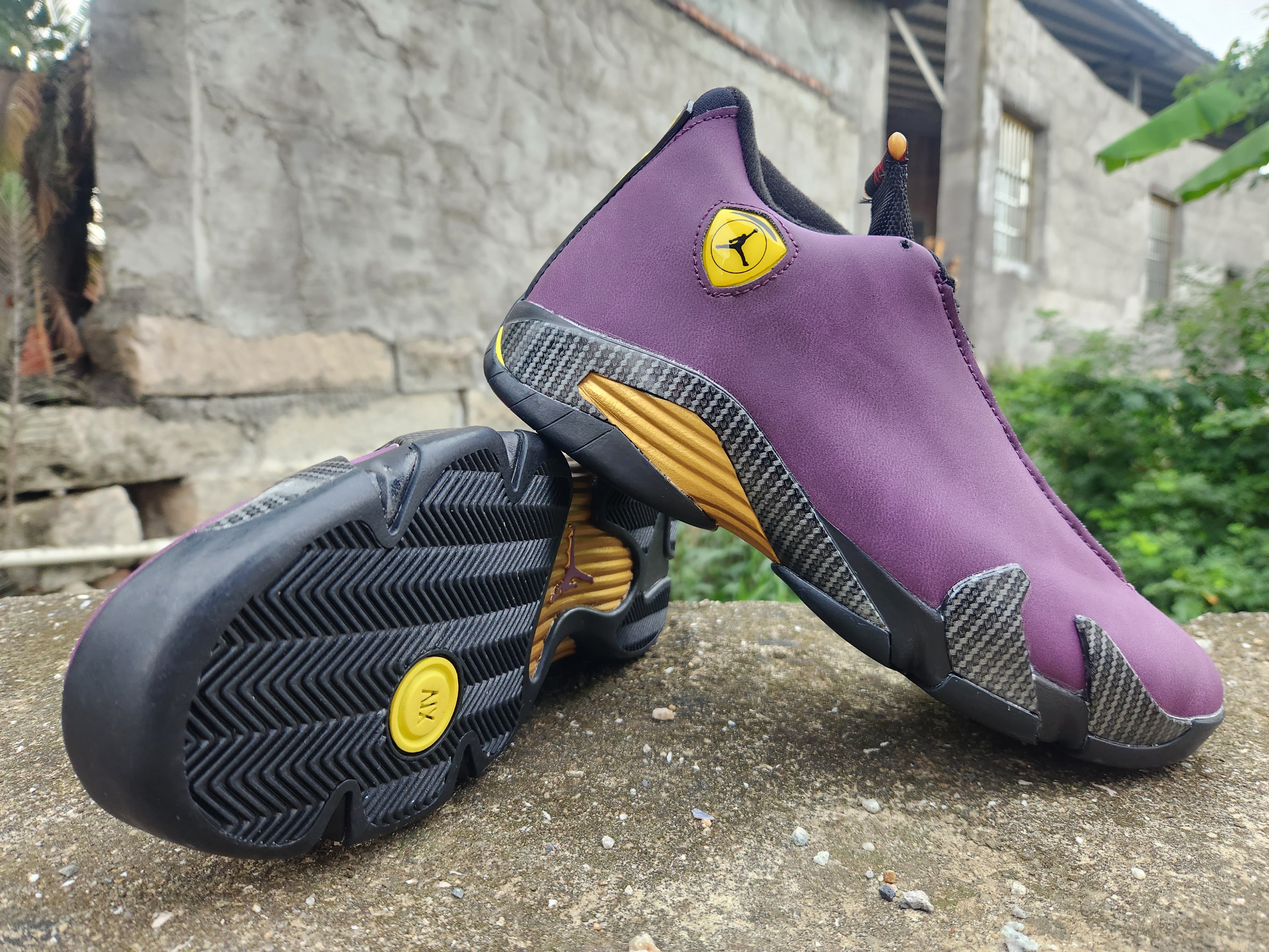 Jordan 14 Design-Inspired - Nigel Sylvester F&F "Purple 14s" Custom "Interpretation" - Fantasy Build - AJ14-NigelFF-1411