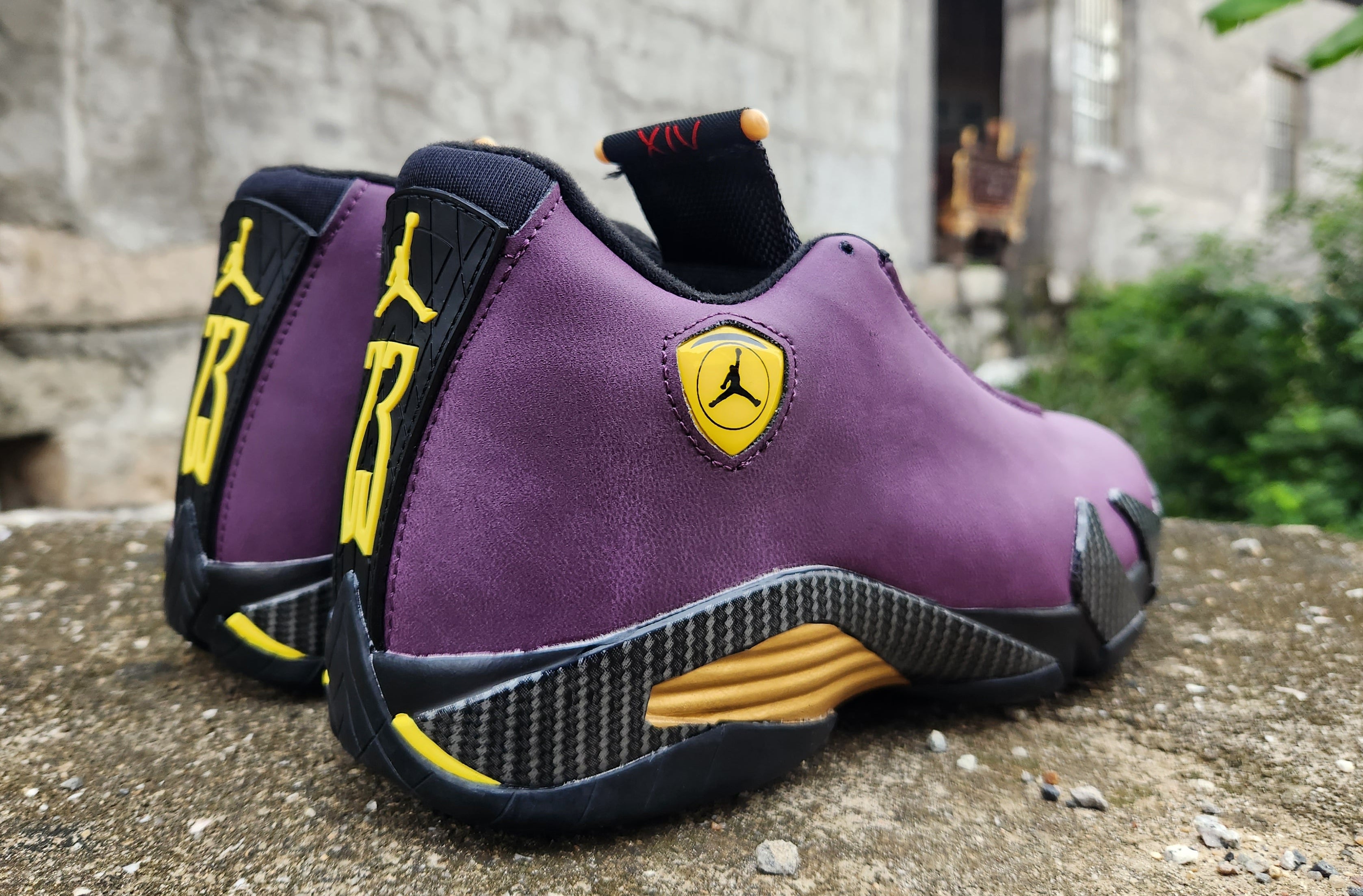 Jordan 14 Design-Inspired - Nigel Sylvester F&F "Purple 14s" Custom "Interpretation" - Fantasy Build - AJ14-NigelFF-1411