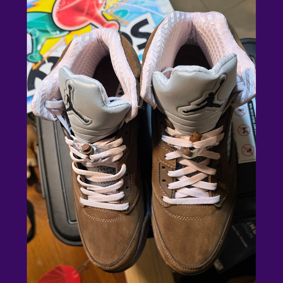 Jordan 5 Design-Inspired - Travis Scott x Oakley "Brown" Fantasy Build - AJ5-TSOAKLEY-538 - Sole Revival and Redemption LLC