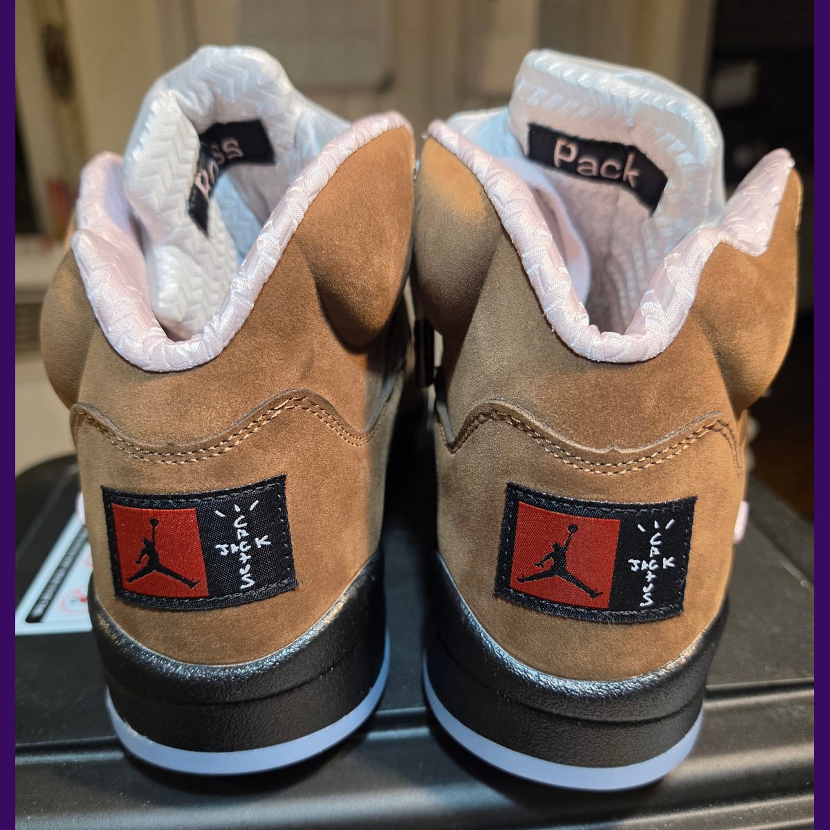 Jordan 5 Design-Inspired - Travis Scott x Oakley "Brown" Fantasy Build - AJ5-TSOAKLEY-538 - Sole Revival and Redemption LLC