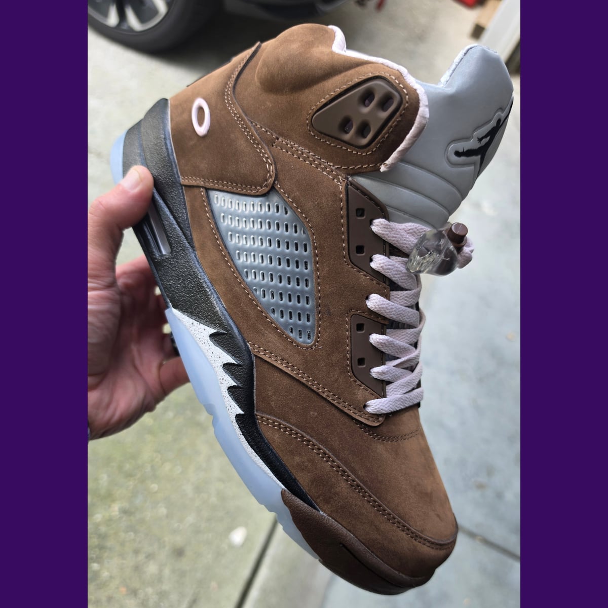 Jordan 5 Design-Inspired - Travis Scott x Oakley "Brown" Fantasy Build - AJ5-TSOAKLEY-538 - Sole Revival and Redemption LLC