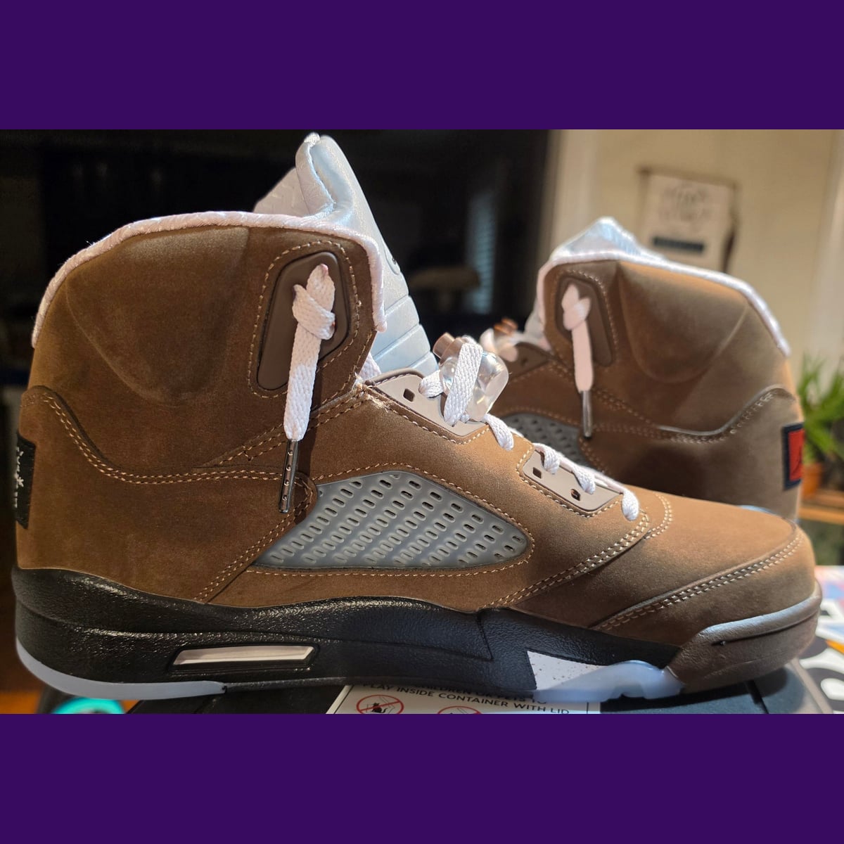 Jordan 5 Design-Inspired - Travis Scott x Oakley "Brown" Fantasy Build - AJ5-TSOAKLEY-538 - Sole Revival and Redemption LLC