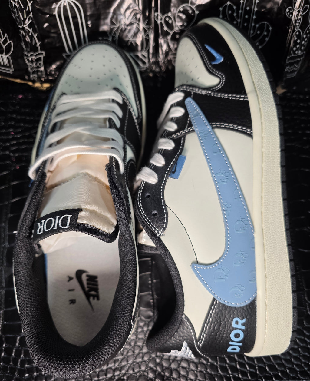 Jordan 1 low Cactus-Jack Dior fantasy collaboration