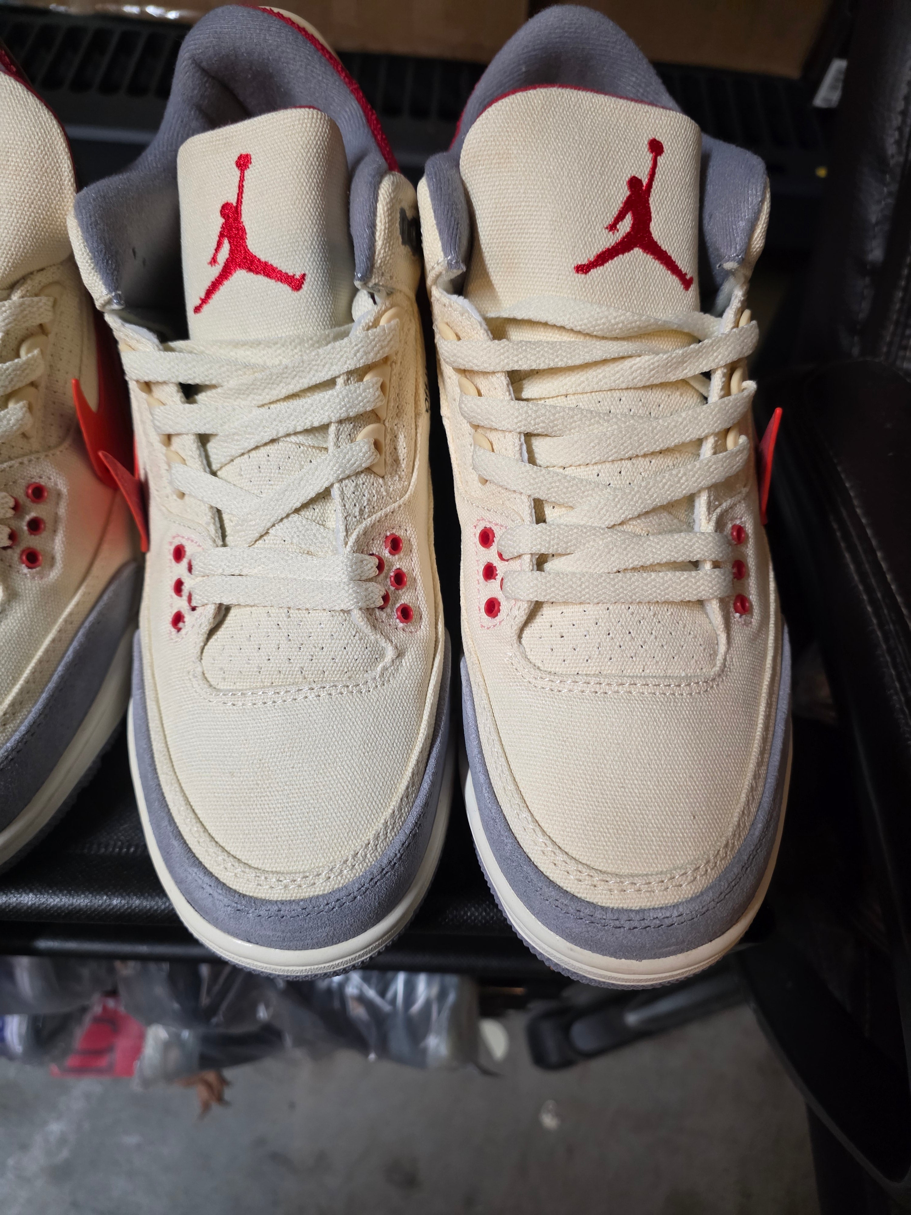 Jordan 3 “Off‑White Inspired” — Premium Fantasy Collab — US 10.5 — New With Box