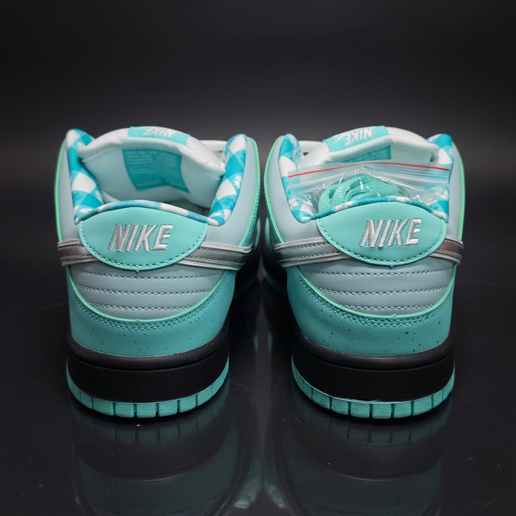 SBDNK‑006 — Nike SB Dunk Low “Diamond Lobster” — Aqua/Black/Silver — Design‑Inspired