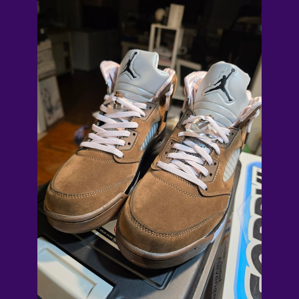 Jordan 5 Design-Inspired - Travis Scott x Oakley "Brown" Fantasy Build - AJ5-TSOAKLEY-538 - Sole Revival and Redemption LLC