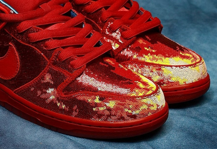 Nike SB Dunk – Design‑Inspired “Ruby Slippers” Custom Tribute SBDNK‑065