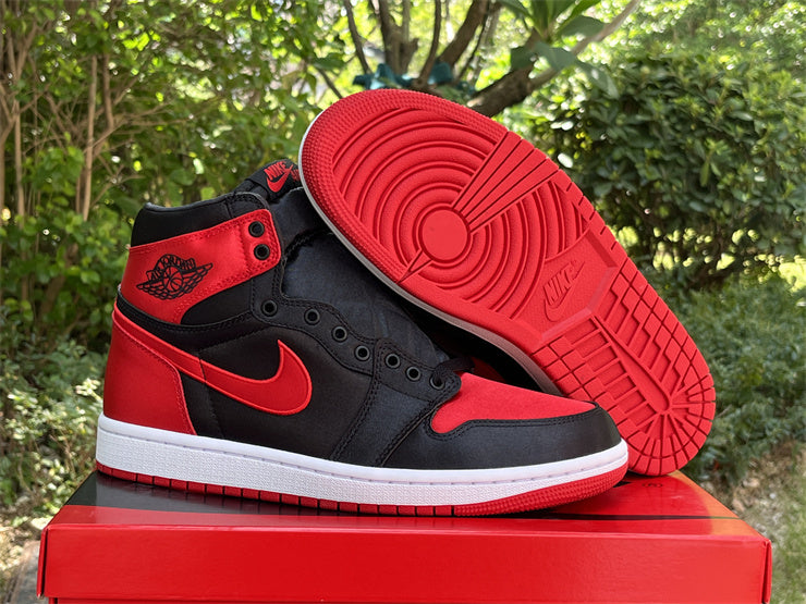 041 — Jordan 1 High “Satin Bred” — Design‑Inspired