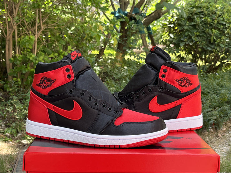 041 — Jordan 1 High “Satin Bred” — Design‑Inspired