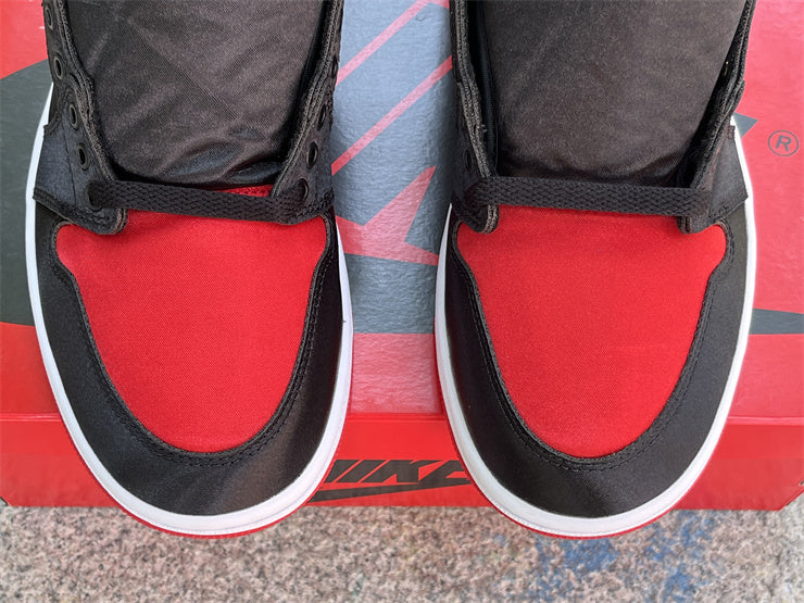 041 — Jordan 1 High “Satin Bred” — Design‑Inspired