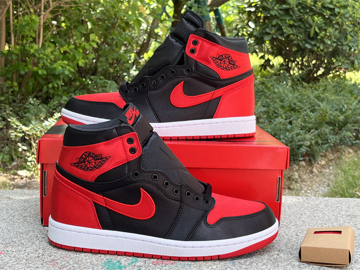 041 — Jordan 1 High “Satin Bred” — Design‑Inspired