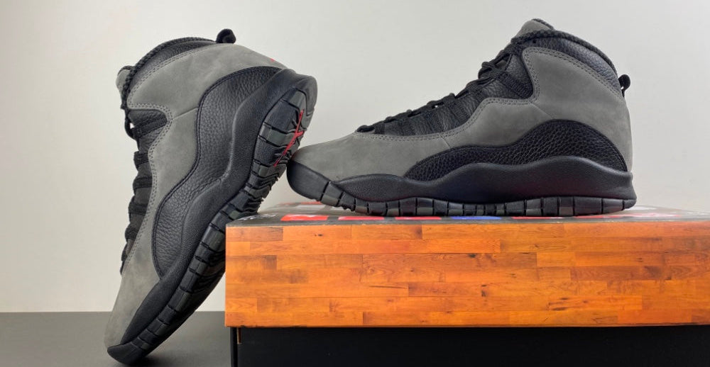 Jordan 10 – Design-Inspired "Shadow" Custom Tribute Build AJ10-SHADOW-1011