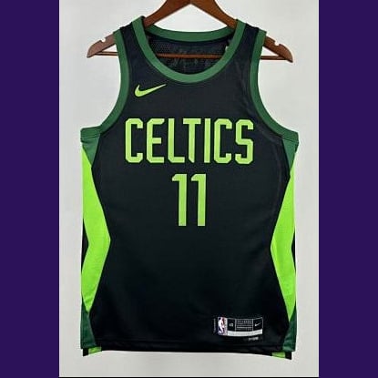 Boston Celtics — Kyrie Irving 11 City Edition Jersey (Black/Neon Green) - Sole Revival and Redemption LLC