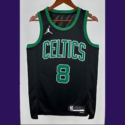 Boston Celtics — Kemba Walker 8 Statement Edition Jersey (Black/Green) - Sole Revival and Redemption LLC