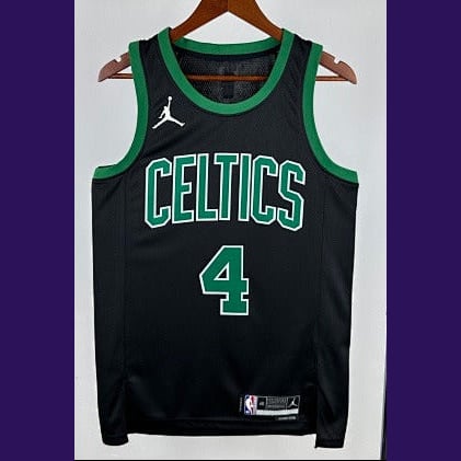 Boston Celtics — Jrue Holiday 4 Statement Edition Jersey (Black/Green) - Sole Revival and Redemption LLC