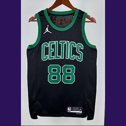 Boston Celtics — Neemias Queta #88 Statement Edition Jersey (Black/Green)