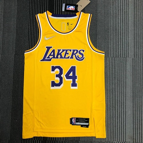 Los Angeles Lakers — Shaquille O'Neal #34 City Edition (Icon Gold)