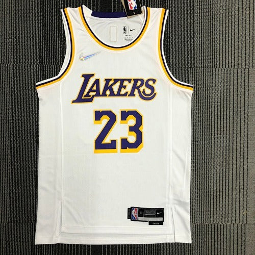 Los Angeles Lakers — LeBron James #23 City Edition (Association White/Purple-Gold)