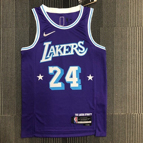 Los Angeles Lakers - Kobe Bryant #24 City Edition (City Edition Purple "LAKERS" Stars)