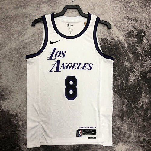 Los Angeles Lakers — Kobe Bryant #8 City Edition (City Edition "Los Angeles" White/Navy)