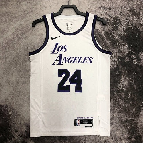 Los Angeles Lakers — Kobe Bryant #24 City Edition (City Edition "Los Angeles" White/Navy)