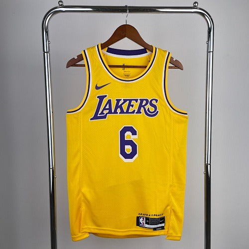 Los Angeles Lakers — Lebron James #6 City Edition (Icon Gold)