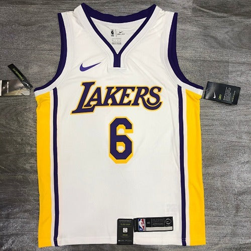 Los Angeles Lakers — Lebron James #6 City Edition (Icon White)