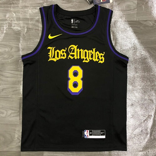 Los Angeles Lakers — Kobe Bryant #8 City Edition (City Edition Black "Los Angeles" Mamba)