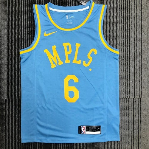 Los Angeles Lakers — Lebron James #6 City Edition (Classic Edition Blue "MPLS")