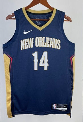 New Orleans Pelicans - Brandon Ingram #14 Icon Edition Jersey (Navy New Orleans)