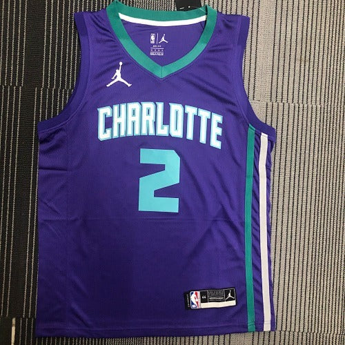 Charlotte Hornets — LaMelo Ball #2 Statement Edition Jersey (Purple)