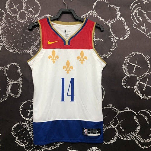 New Orleans Pelicans - Brandon Ingram #14 City Edition Jersey (White Fleur-de-Lis)