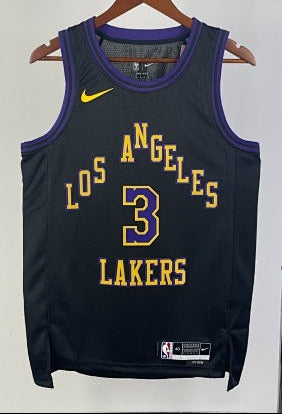 Los Angeles Lakers — Anthony Davis #3 City Edition (City Edition Black "Los Angeles Lakers")