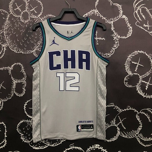 Charlotte Hornets - Kelly Oubre Jr. #12 City Edition Jersey (Honeycomb Gray)