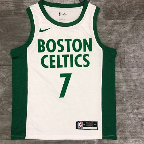 Boston Celtics — Jaylen Brown #7 Classic Edition Jersey (White/Green)