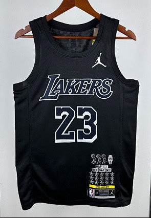 Los Angeles Lakers — LeBron James #23 City Edition (Statement Black "Mamba")