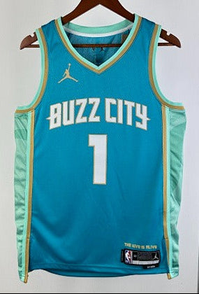 Charlotte Hornets - LaMelo Ball #1 City Edition Jersey (Buzz City Teal)