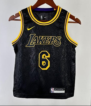 Los Angeles Lakers - LeBron James #6 City Edition (City Edition Black Snakeskin "Mamba")