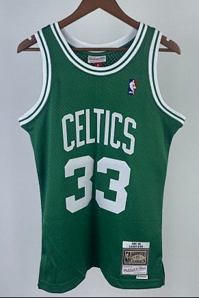 Boston Celtics — Larry Bird #33 Hardwood Classics Edition Jersey (Green)
